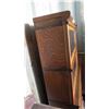 Image 6 : Barrister bookcase - all glass, slides, stoppers are good (4 pieces, comes apart) 34x12x62.5