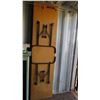 Image 2 : (2) Wood folding tables 22.5x92 + 23x90