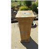 Image 1 : Planter Column - terracotta type material 12x12x33