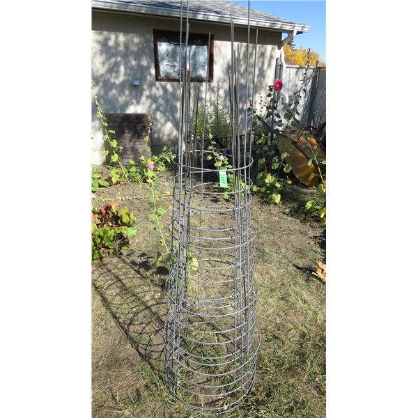 (5) Large Plant Cages - 54" tall 18" diameter