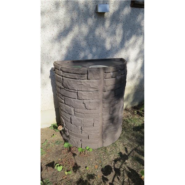 Water barrel with faucet - 30x16x36