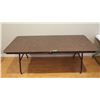 Image 1 : MDF Folding table - 72x30x29