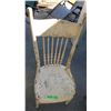 Image 3 : (2) Chairs - Sturdy wood - needs repair on back panel of one