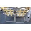 Image 2 : (2) Folding lawn chairs - good condition - fold/unfold well