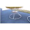 Image 2 : (2) Swivel patio chairs with cushions (cushions have a slight musty odour)