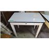Image 1 : Table with enamel top + drawers (slide freely) - 36x24x30