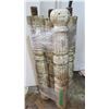Image 4 : Dining table with screw in legs (42x42x32 w/o leaves) + (3) Leaves (48x10 ea) - total length 62"