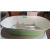 Image 1 : Painted aluminum tub - some wear - one handle - 30x17x9