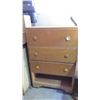Image 1 : Dresser missing drawer - on casters (drawers sticky) 31x18.5x48