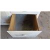 Image 12 : Hoosier base on casters, misc repair pieces 44x26.5x32 - metal covered top - top 35x13x35