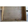Image 7 : Hoosier base on casters, misc repair pieces 44x26.5x32 - metal covered top - top 35x13x35