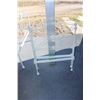 Image 1 : Iron headboard - no rails, no post knobs, one slightly bent leg