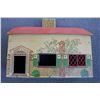 Image 6 : Vintage doll house (wood with tin shutters + trim) - 21x10x17