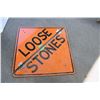 Image 1 : Loose stones hinged road sign - 36x36