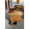 Image 1 : Cheese crates, wood storage crate - 14.5x12x14