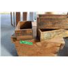 Image 3 : Cheese crates, wood storage crate - 14.5x12x14