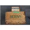 Image 1 : (2) Burns Lard crate (17x15x11) + Japan Sweet Mandarins crate (12x9x6)
