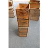 Image 4 : (4) small wooden crates - 9x7x6