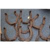Image 3 : (14) Antique Horseshoes - (8) large + (4) small