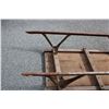 Image 4 : Wood sleigh with metal runners - 35x13x6