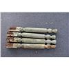 Image 3 : (4) Table legs - one is damaged - 28" long - 2.75x2.75