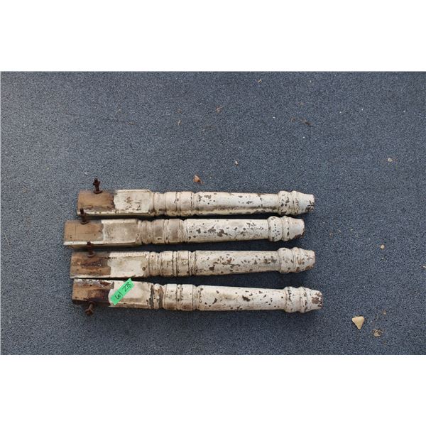 (4) Table legs set - 26.25" long - 3x3