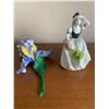 Image 2 : Monte Rosa Ceramic Flower and Figurine Lot