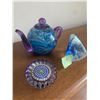 Image 3 : Blue Art Glass Lot