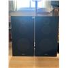 Image 2 : Two Technics Bookcase Speakers With Stands 28" Tall