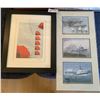 Image 3 : Canadian Stamps Flander's Field Art Piece 179/450 Plus Two More Items