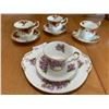 Image 2 : Three Teacups and Saucers From Royal Albert Old Country Roses Plus Another Pattern Prairie Crocus