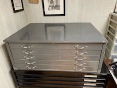 Map Storage Draw Map Drawer/ Map Storage - Beck Auctions Inc.