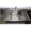 Image 2 : THREE BAY STAINLESS STEEL SINK 21" X 75"