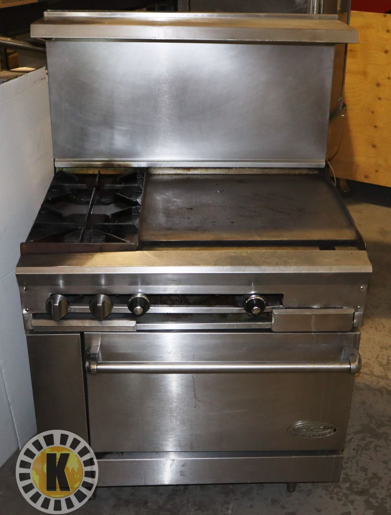 Dc's Gas Ranges DCS COMMERCIAL RANGE 36-24G2-1N