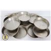 Image 2 : LOT OF 12 8" ALUMINUM PIZZA PAN