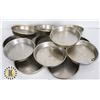 Image 2 : LOT OF 12 8" ALUMINUM PIZZA PAN