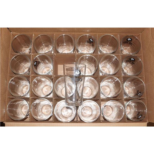 CASE OF 24 NEW 20-OZ BIG ROCK BEER GLASSES