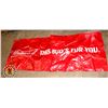 Image 1 : BUDWEISER ADVERTISING BANNER