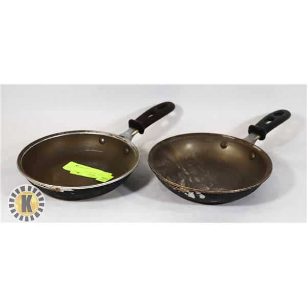 LOT OF 2 X 8" FRYING PAN