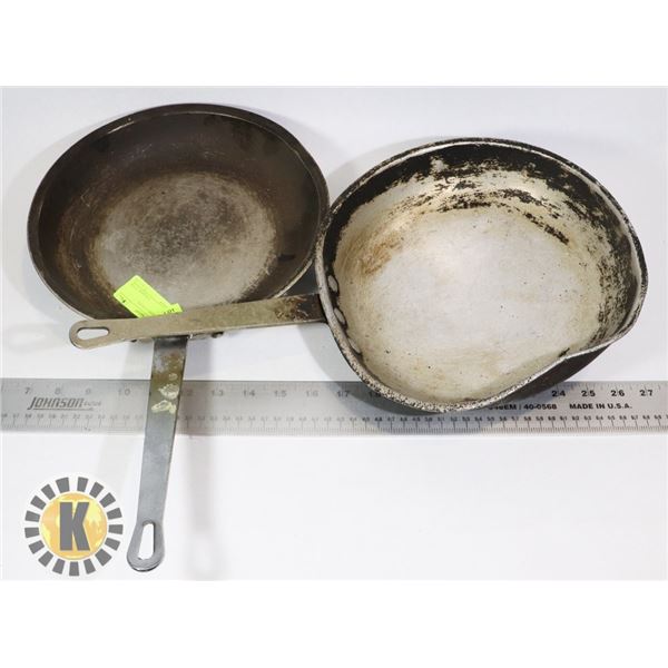 7  FRYING PANS- 3 UNITS