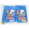 Image 1 : 2 PACKAGES OF NEW DISPOSABLE APRONS, 20 APRONS IN