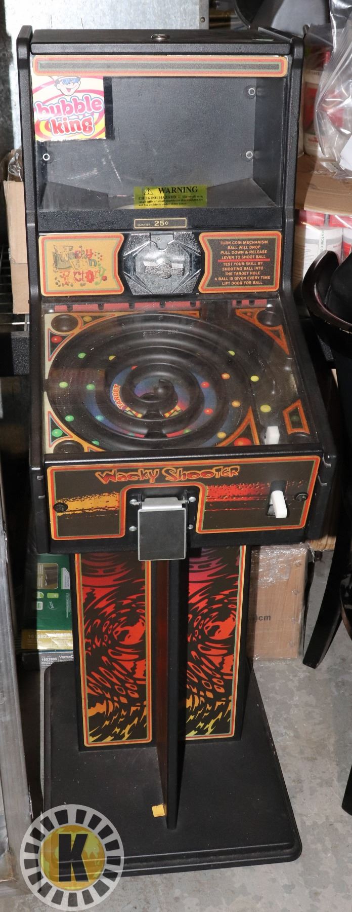 WACKY SHOOTERS GUMBALL MACHINE