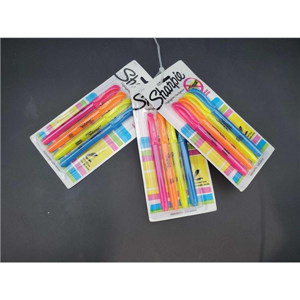 Sharpie Assorted Color Highlighters (3 x 4)