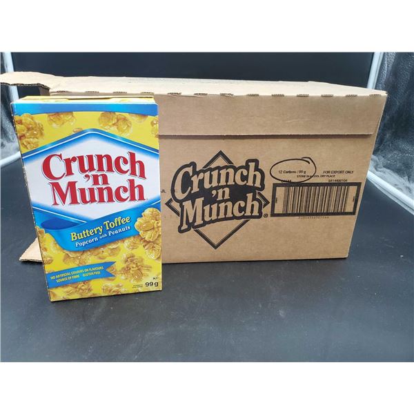 Crunch n Munch Buttery Toffee Popcorn (12 x 99g)