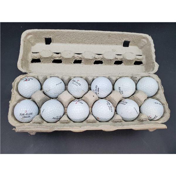 Dozen Top Flite Z-Balata Golf BallsÂ 