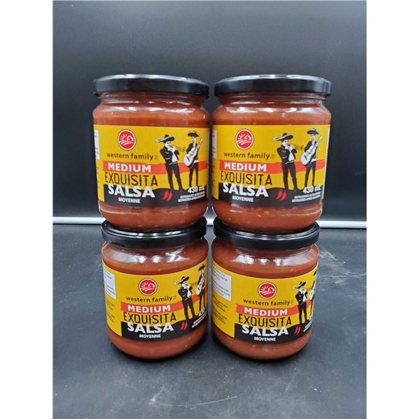 Western Family Medium Exquisita Salsa-Medium (4 x 430ml)