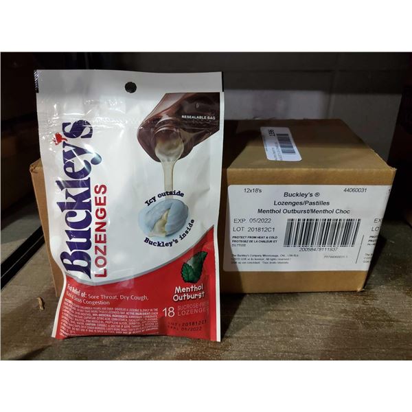 Buckleys lozenges (12 x 18s)
