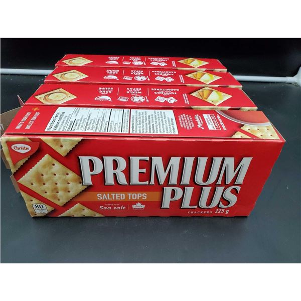 Premium Plus Salted Tops Crackers (4 x 225g)