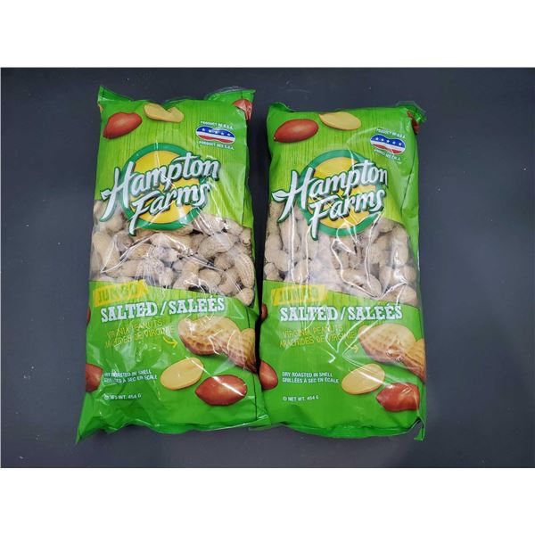 Hampton Farms Salted Peanuts (2 x 454g)