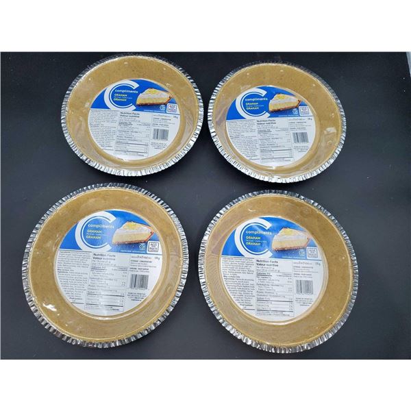 Compliments Graham Pie Crust (4 x 170g)